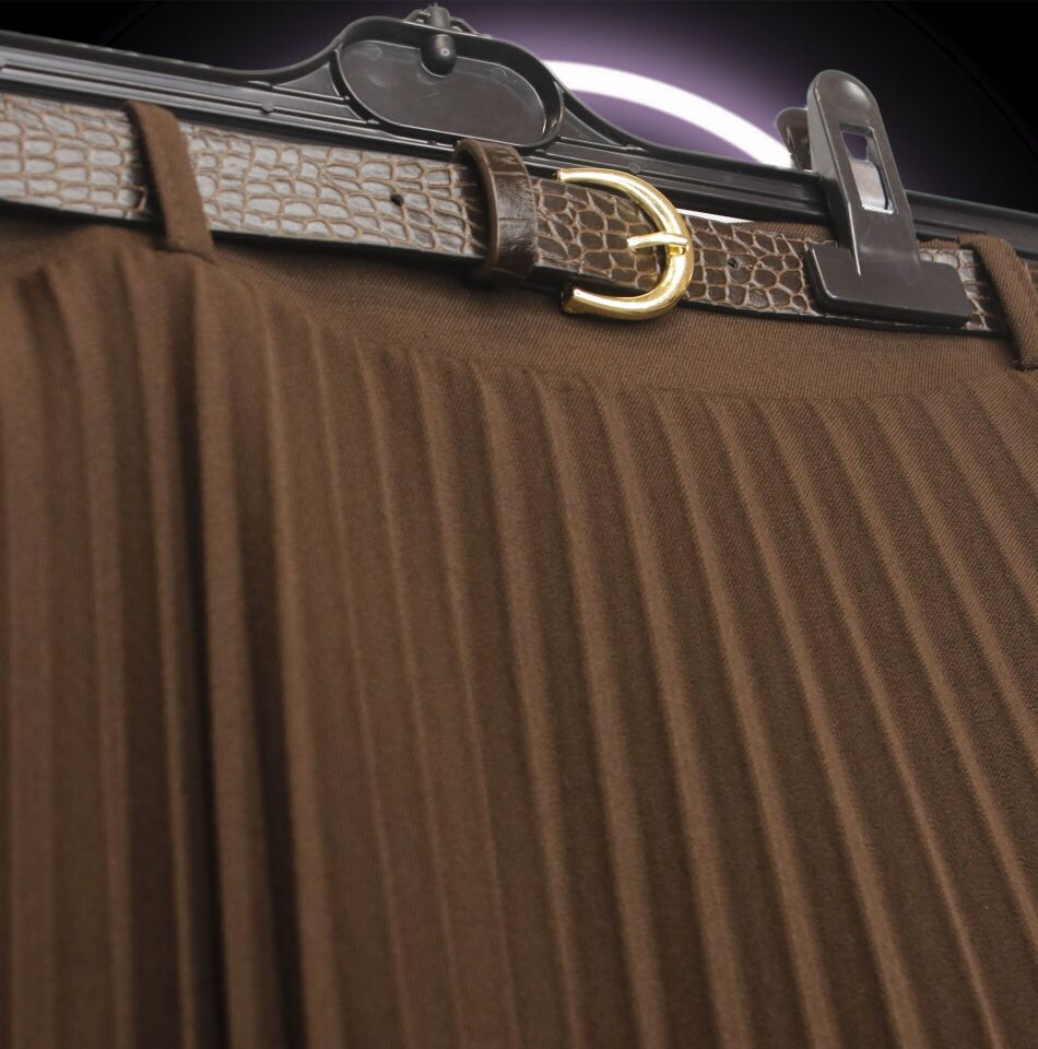 PİLİSELİ ETEK KAHVE