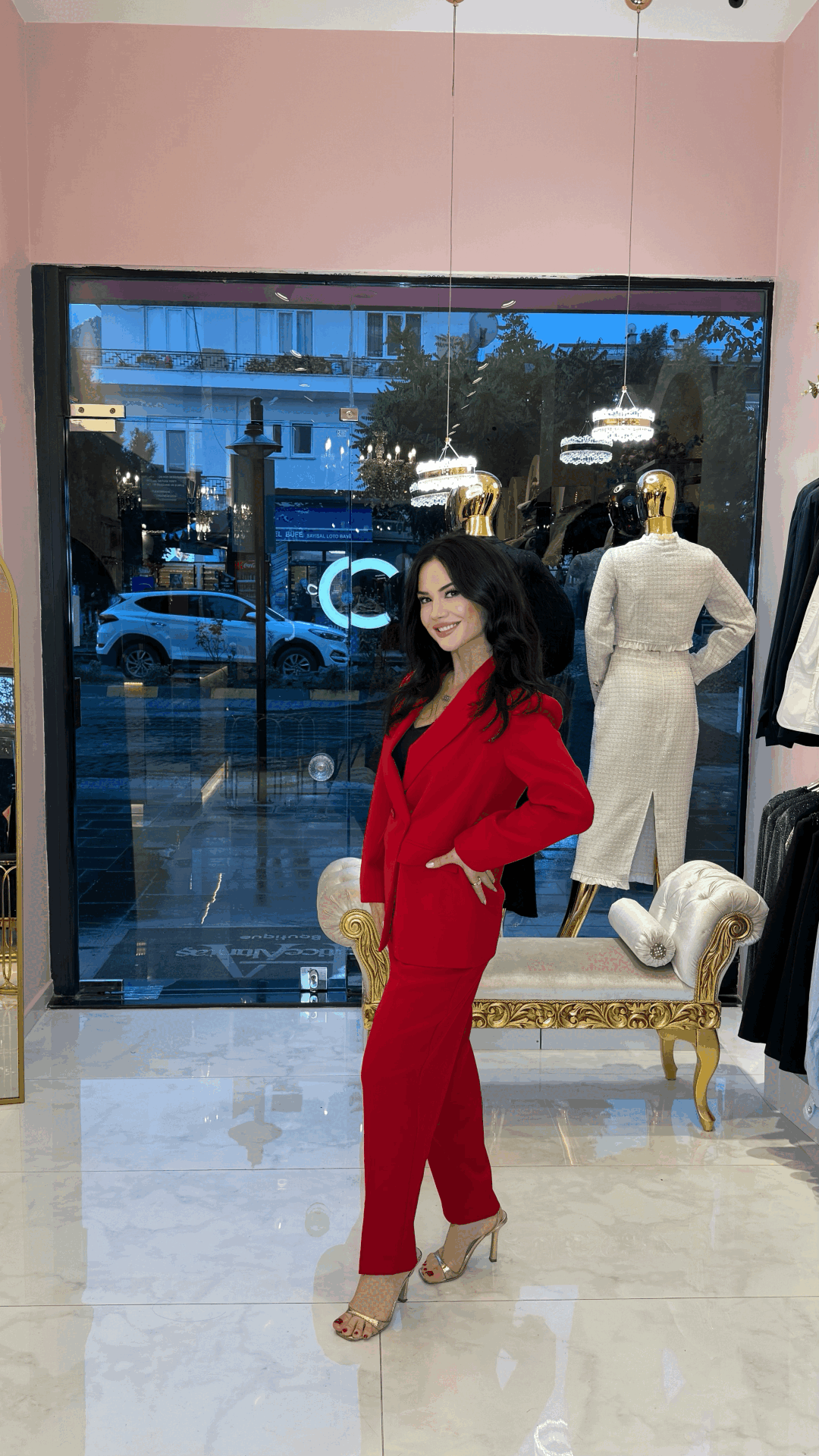 KIRMIZI BLAZER CEKET