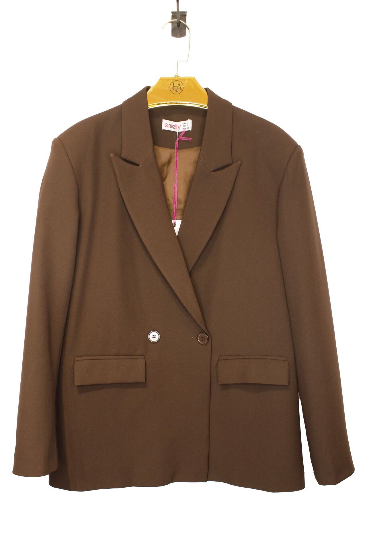 KOYU KAHVE BLAZER CEKET 40