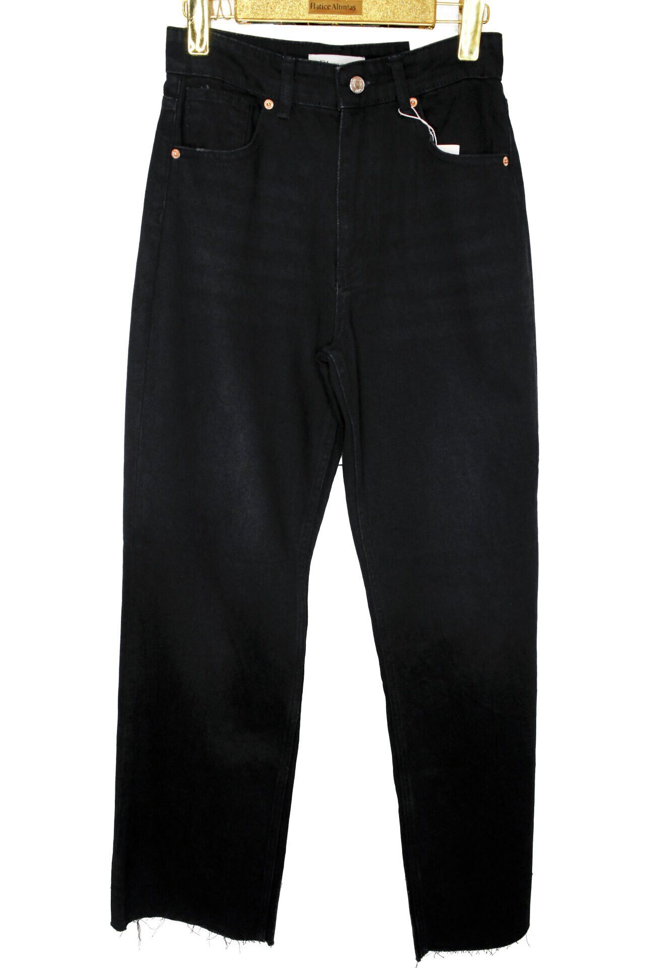 SİYAH PALAZO KESİM JEAN 36