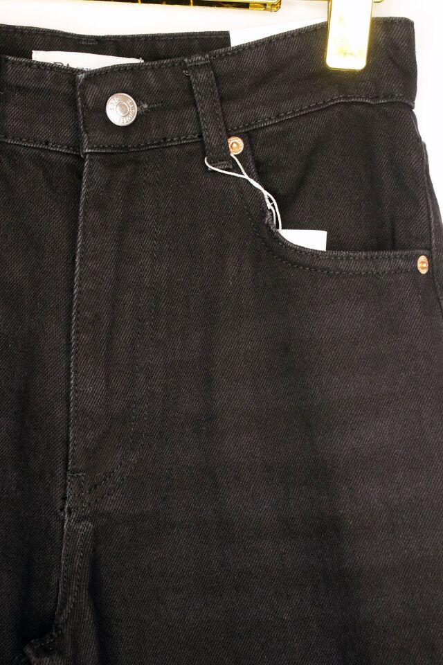 SİYAH PALAZO KESİM JEAN 36