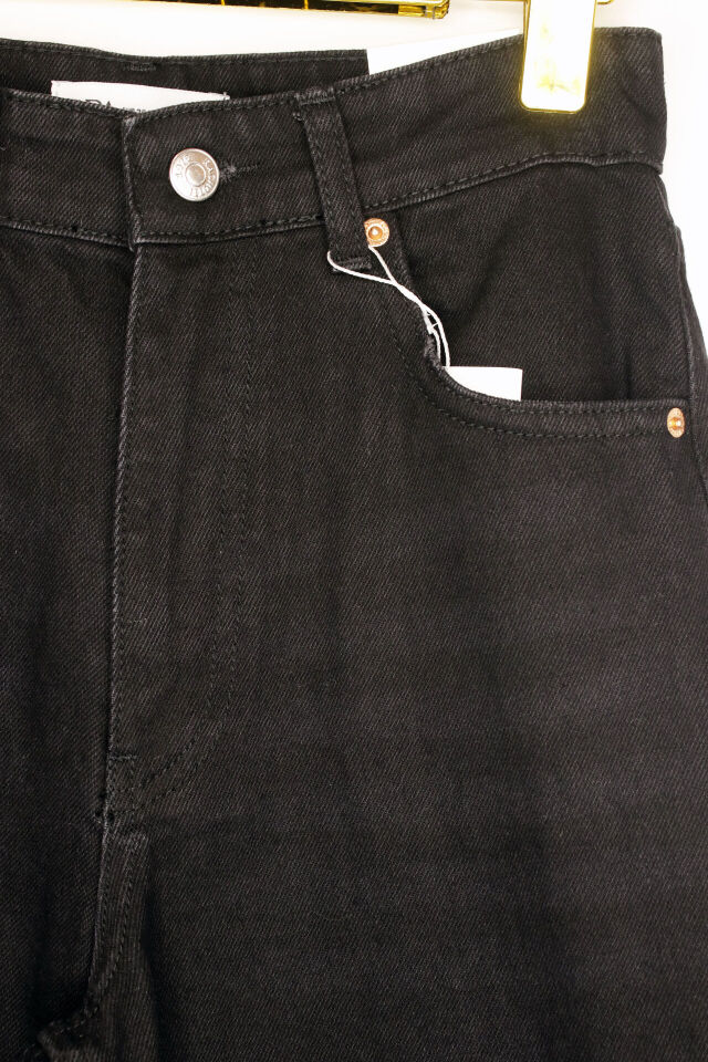 SİYAH PALAZO KESİM JEAN 42