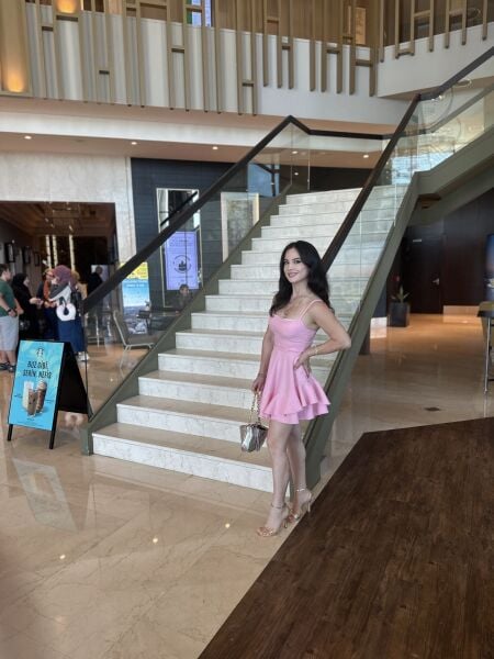 PEMBE ALTI KLOŞ MİNİ ABİYE ELBİSE