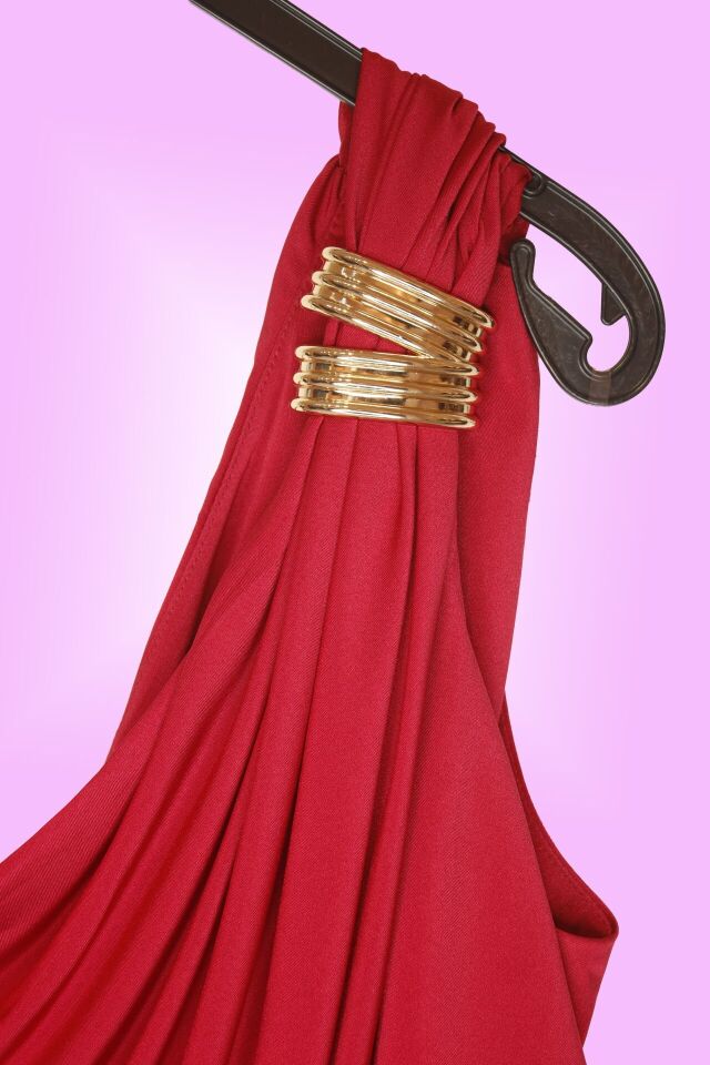 FUŞYA TEK OMUZ TOKALI BEL DEKOLTELİ ELBİSE