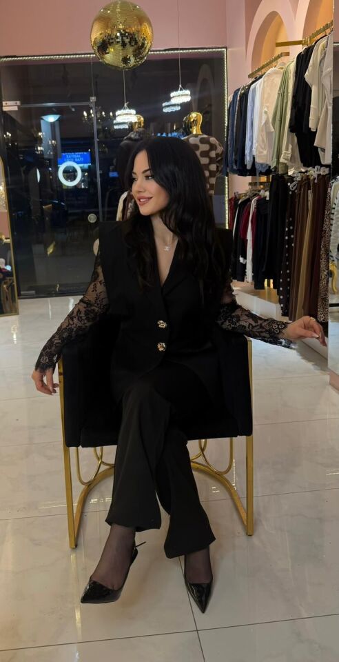 DANTEL KOL CEKET PANTOLON TAKIM