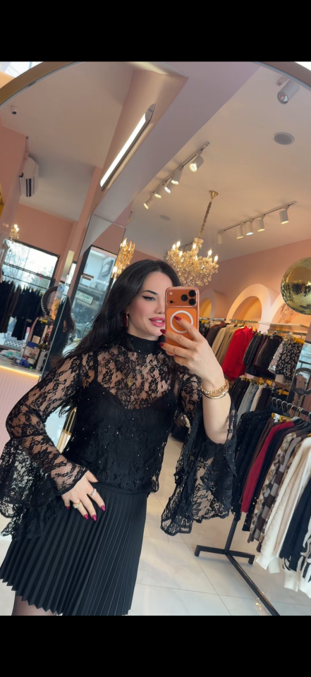 VOLAN KOL DANTEL BLUZ