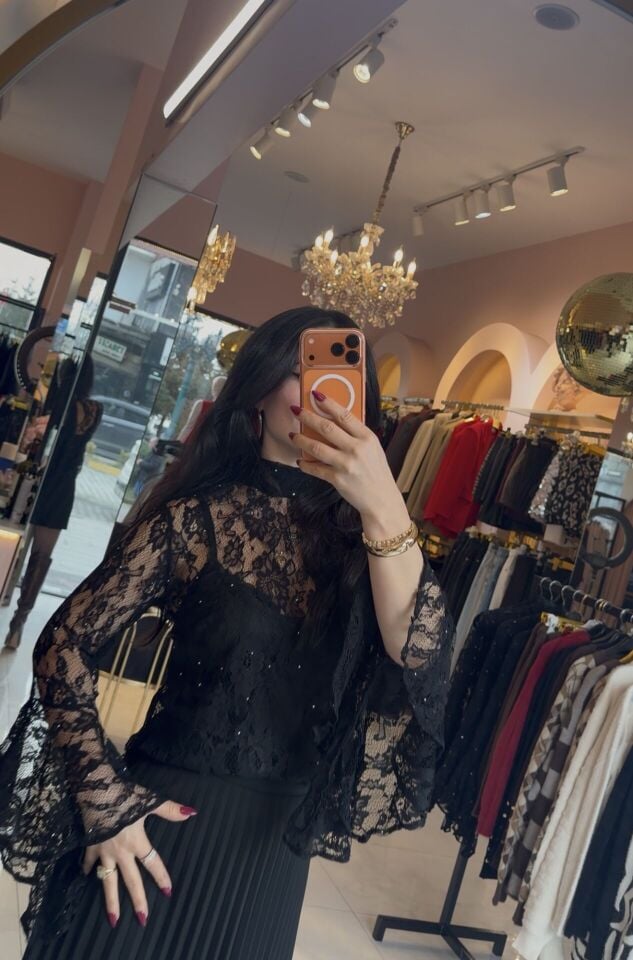 VOLAN KOL DANTEL BLUZ