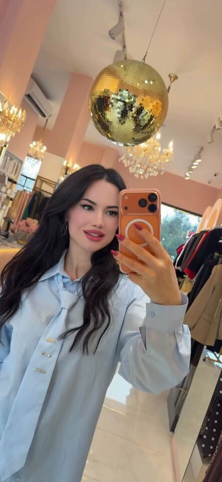 BEBE MAVİSİ POPLİN GÖMLEK