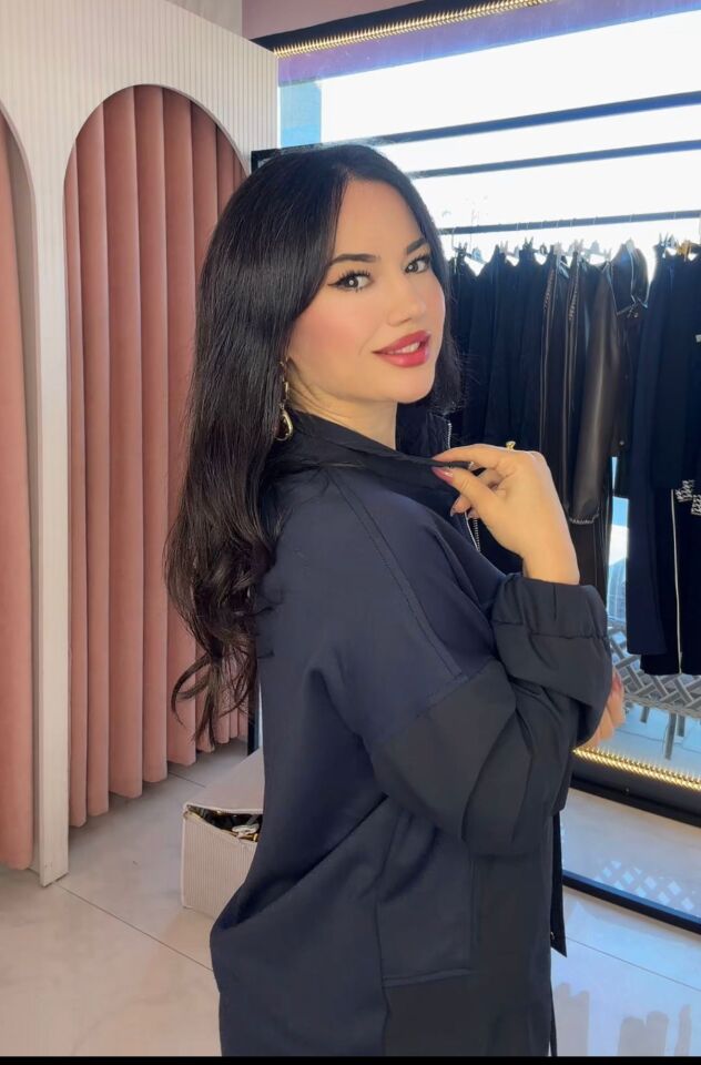 PARAŞÜT KUMAŞ DETAYLI LACİVERT EŞOFMAN TAKIM