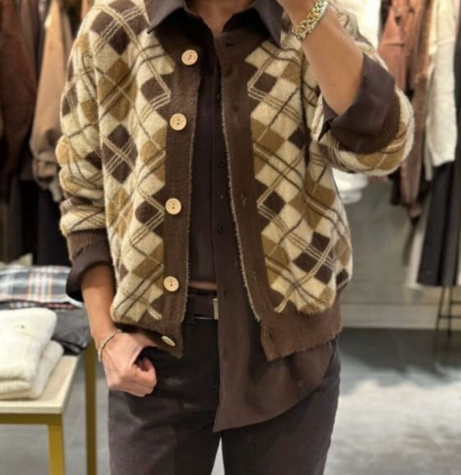 BAKLAVA DESEN KAHVE HIRKA