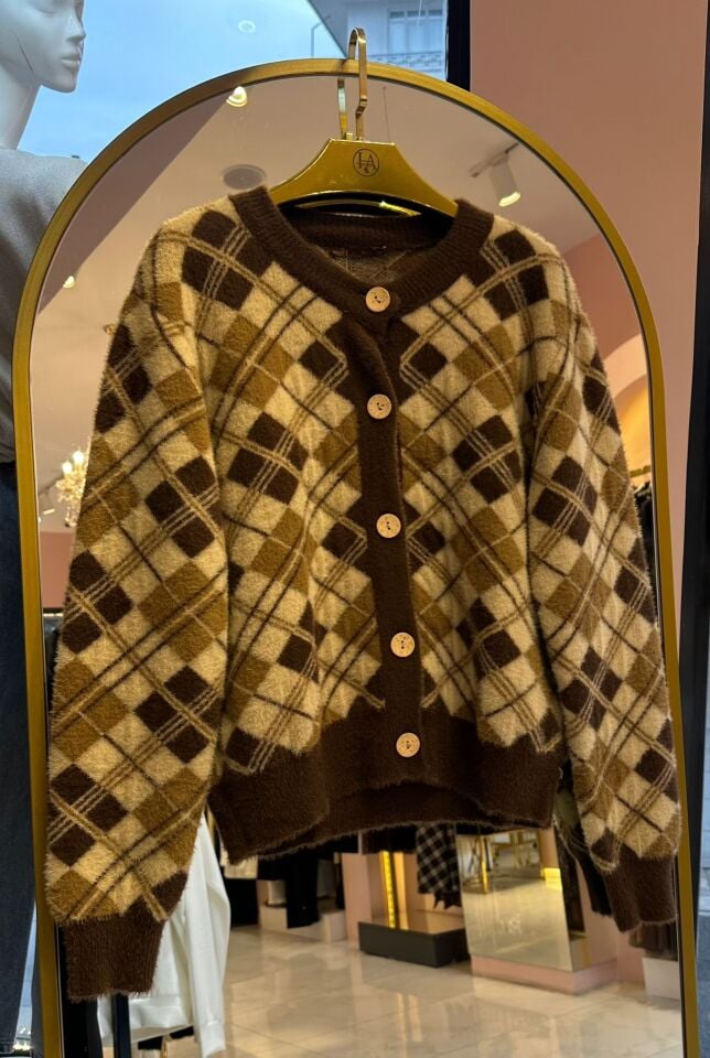 BAKLAVA DESEN KAHVE HIRKA