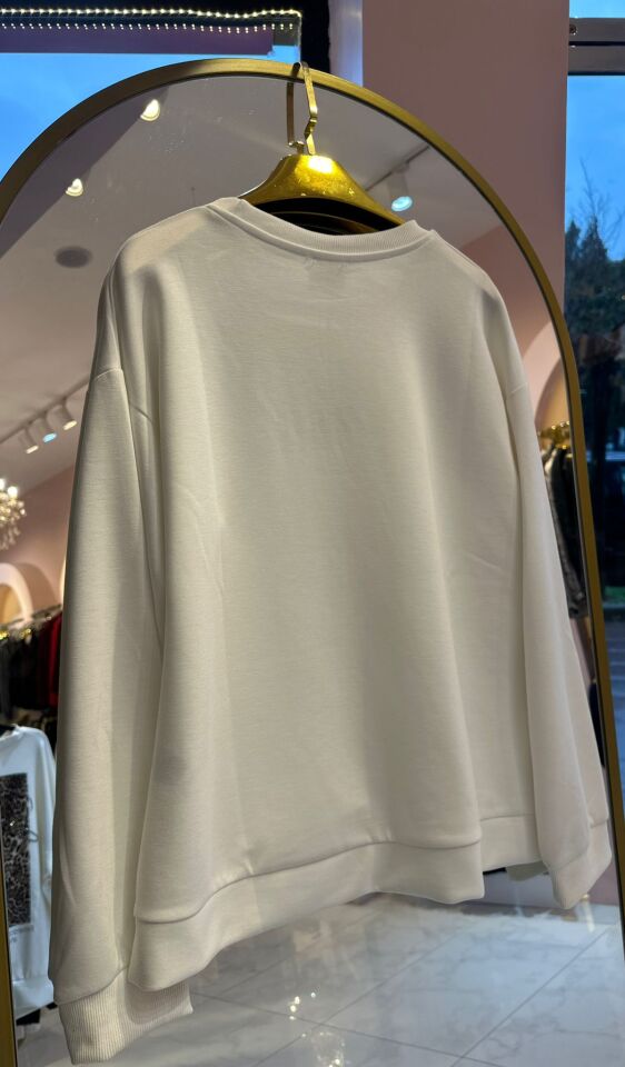 DAMLA TAŞ DETAYLI  SWEAT