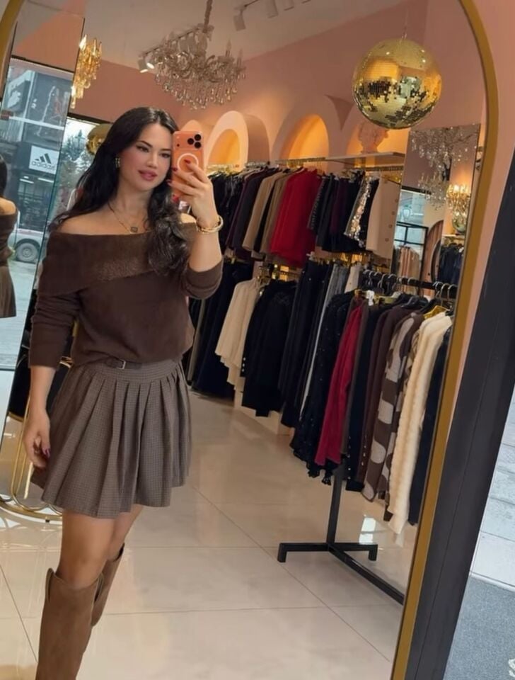 KARMEN YAKA YUMOŞ KAHVE KAZAK