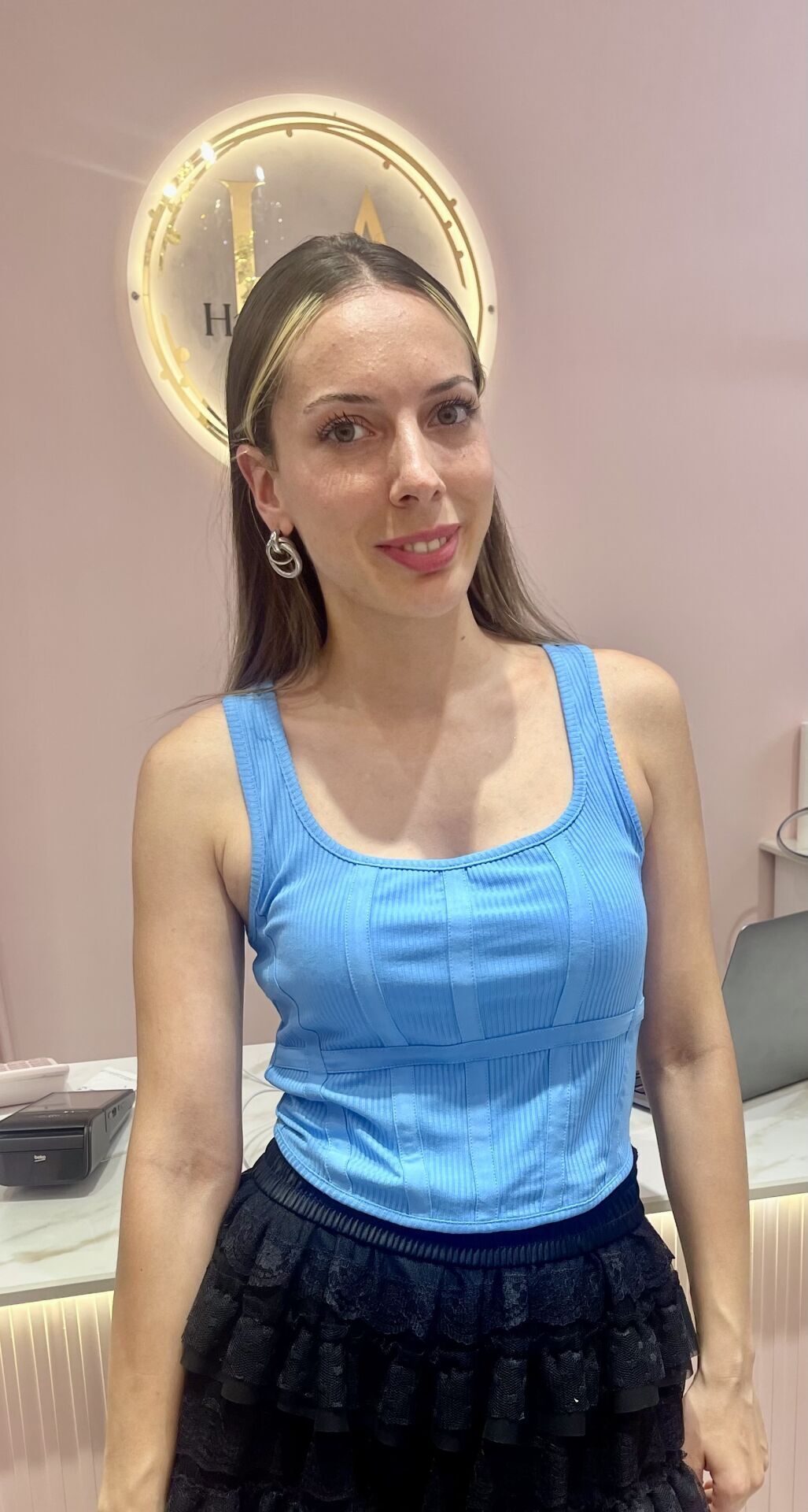 MAVİ CROP M