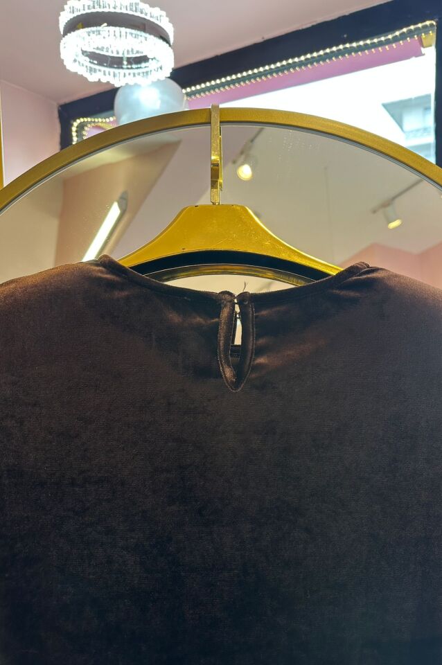 VATKALI KADİFE BLUZ