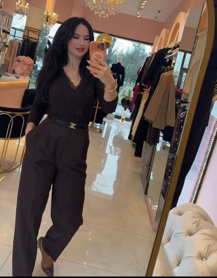 KAHVE KUMAŞ PANTOLON