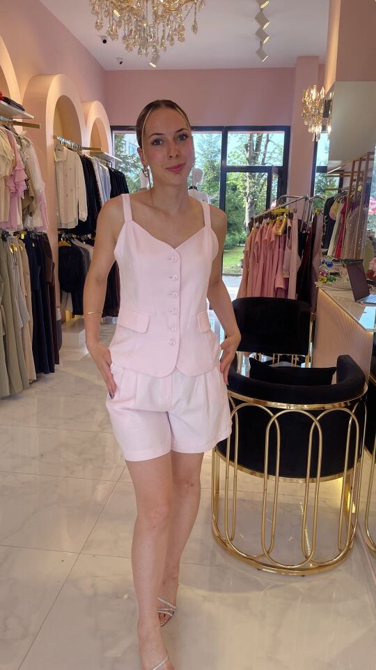 PEMBE ŞORT ASKILI TAKIM 36