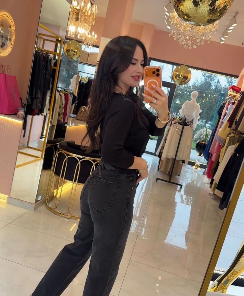 ORJİNAL MARKA BORU PAÇA FÜME JEAN PANTOLON