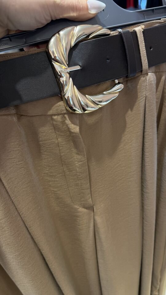 CAMEL KEMERLİ PANTOLON