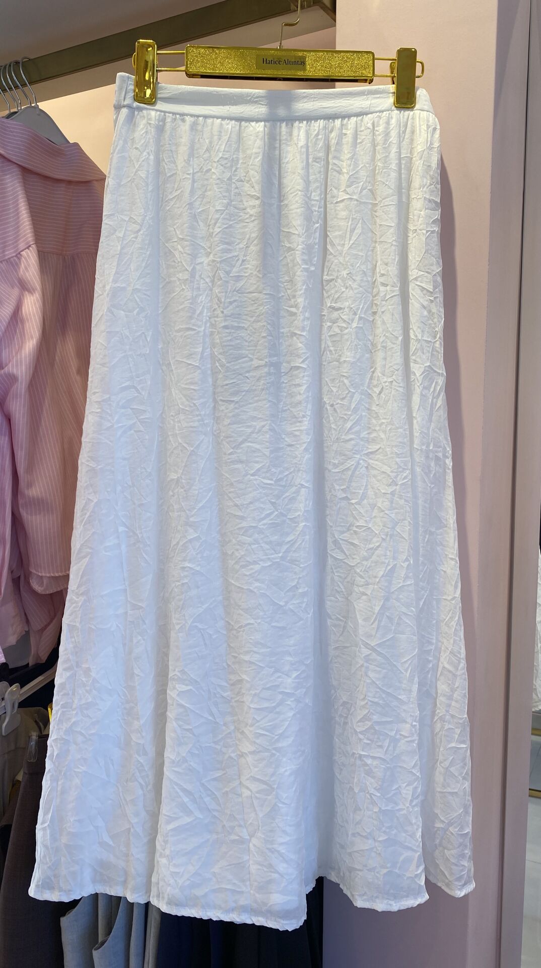 BEYAZ UZUN KRAŞLI ETEK