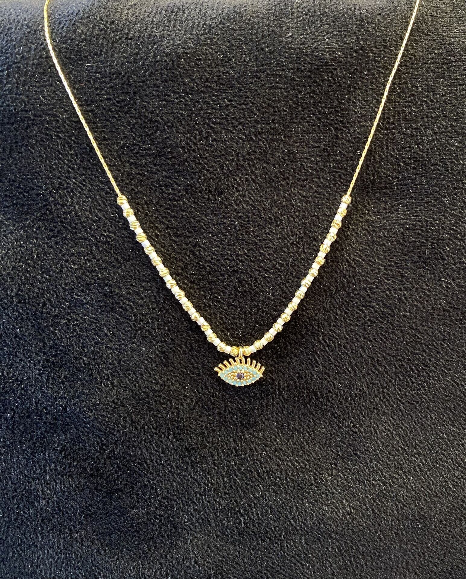 GOLD GÖZLÜ KOLYE ST
