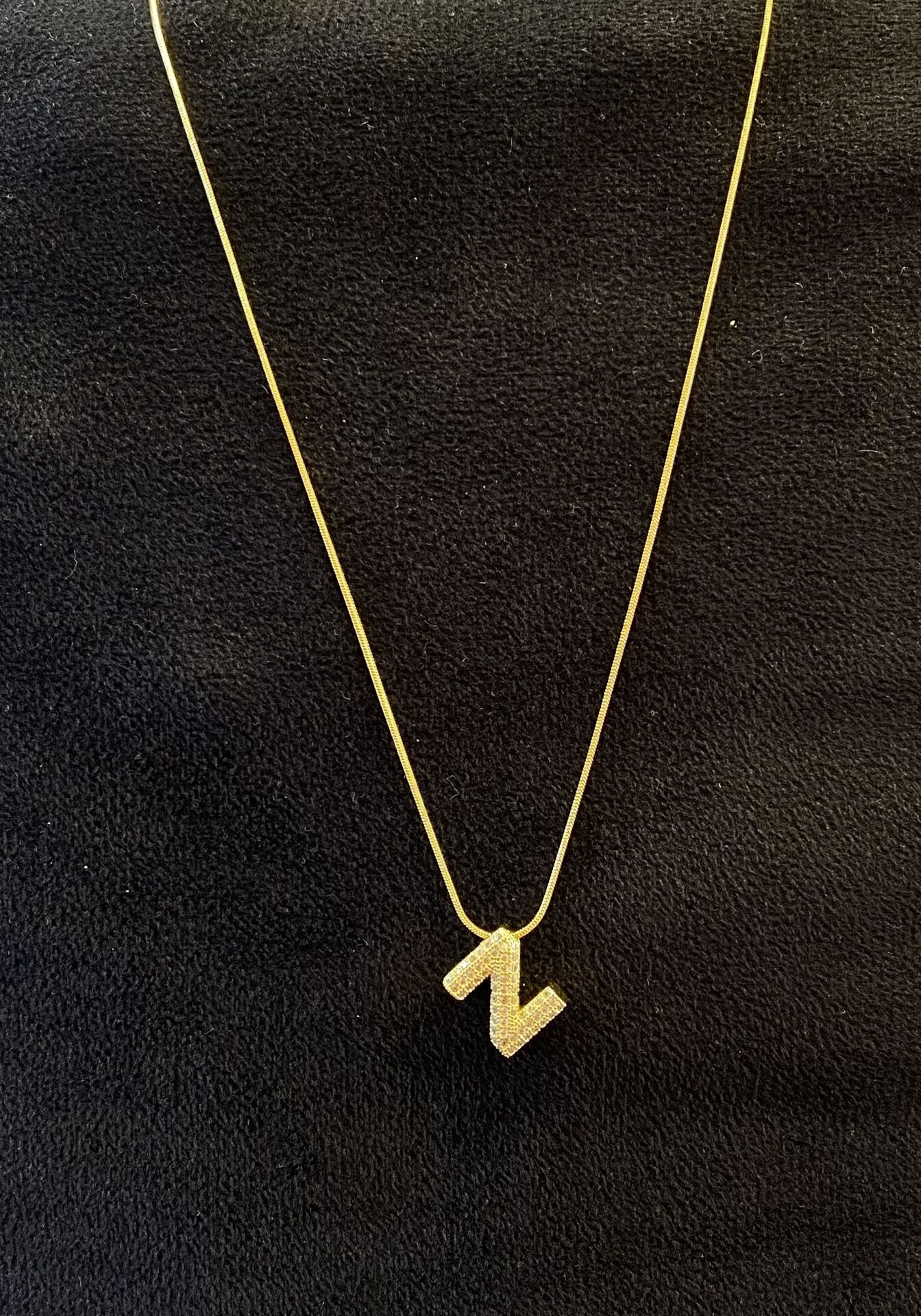 Z HARFLİ GOLD KOLYE