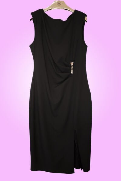 SİYAH GOLD TOKALI ABİYE ELBİSE