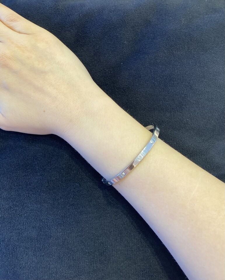 GÜMÜŞ ÇELİK BİLEKLİK