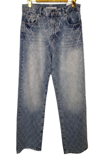 TAŞLI  LOOSE  FİT KOT PANTOLON