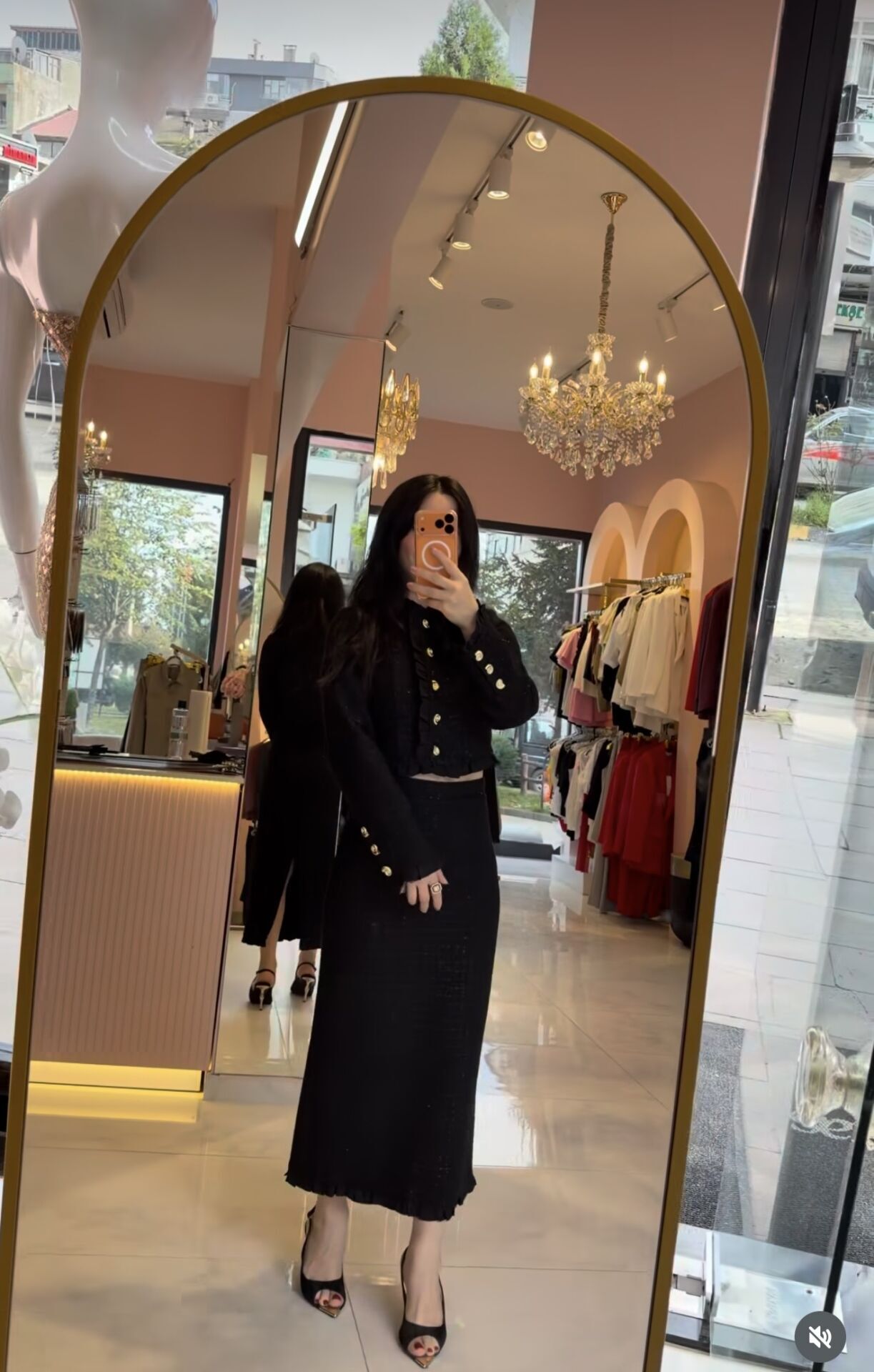 TÜVİT SİYAH ETEK L